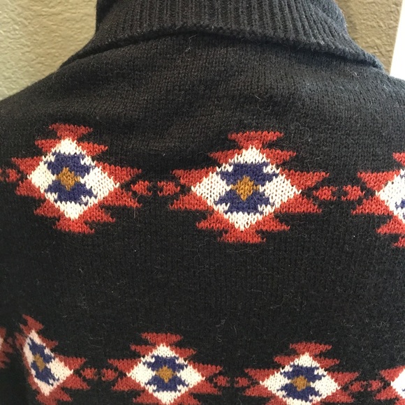 π»6xHP!π» Forever 21 Tribal Asym. Open Cardigan S - Picture 5 of 9